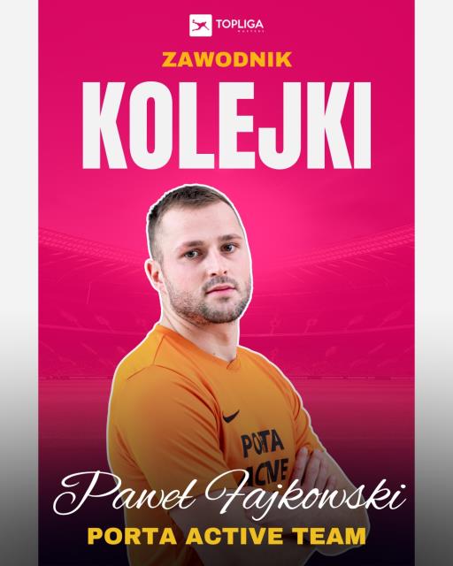 Paweł Fajkowski MVP II kolejki rozgrywek!